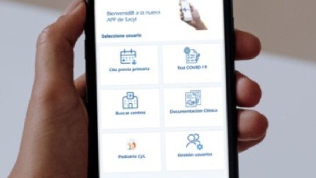 La aplicación de Sacyl Conecta funciona desde 2019.