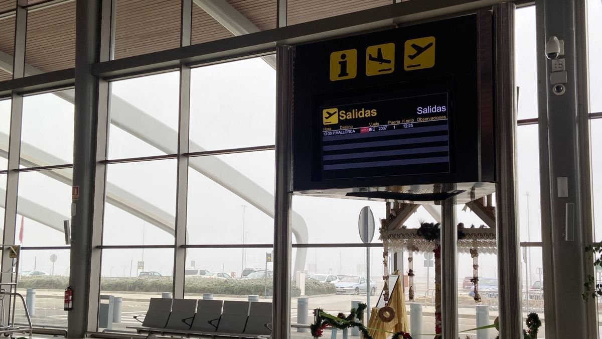 La niebla abortó el vuelo de Barcelona.