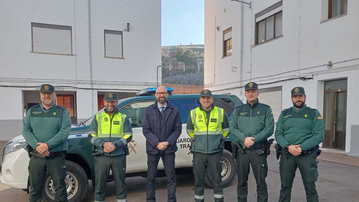 El subdelegado del Gobierno en León visita los puestos de la Guardia Civil de Cistierna, Boñar y Sahagún