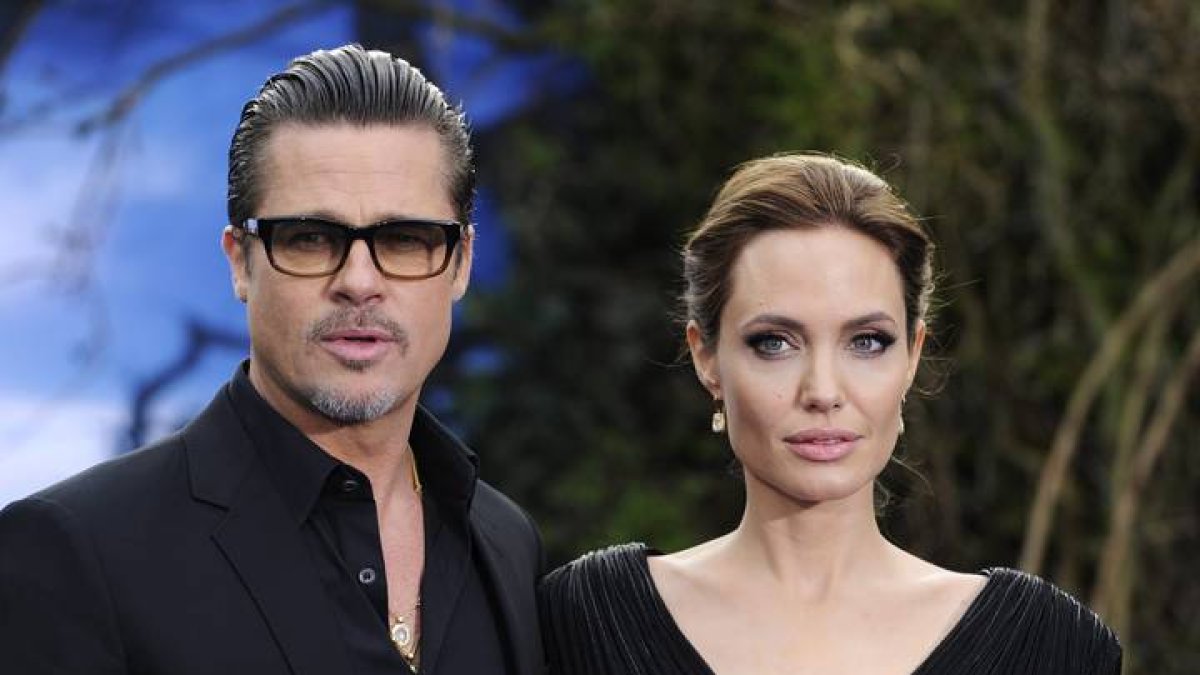 Fotografía de archivo tomada el 8 de mayo de 2014 que muestra a los actores Angelina Jolie y Brad Pitt.