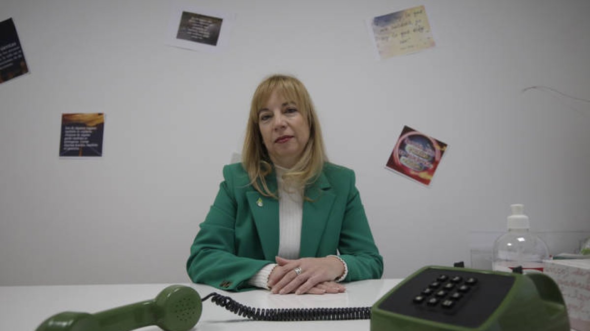 Ana Agúndez, presidenta del Teléfono de la Esperanza.
