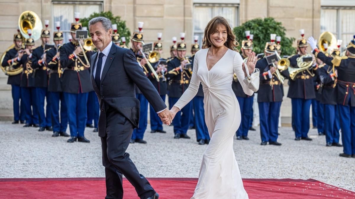 Nicolas Sarkozy y su mujer, Carla Bruni. CHRISTOPHE PETIT TESSON
