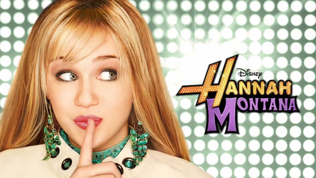 Cartel promocional de la serie de Disney, Hannah Montana.