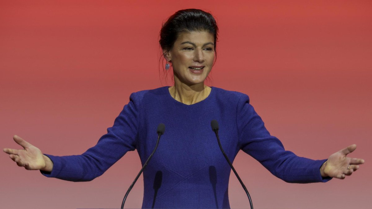 Sahra Wagenknecht, copresidenta de la Alianza BSW.
