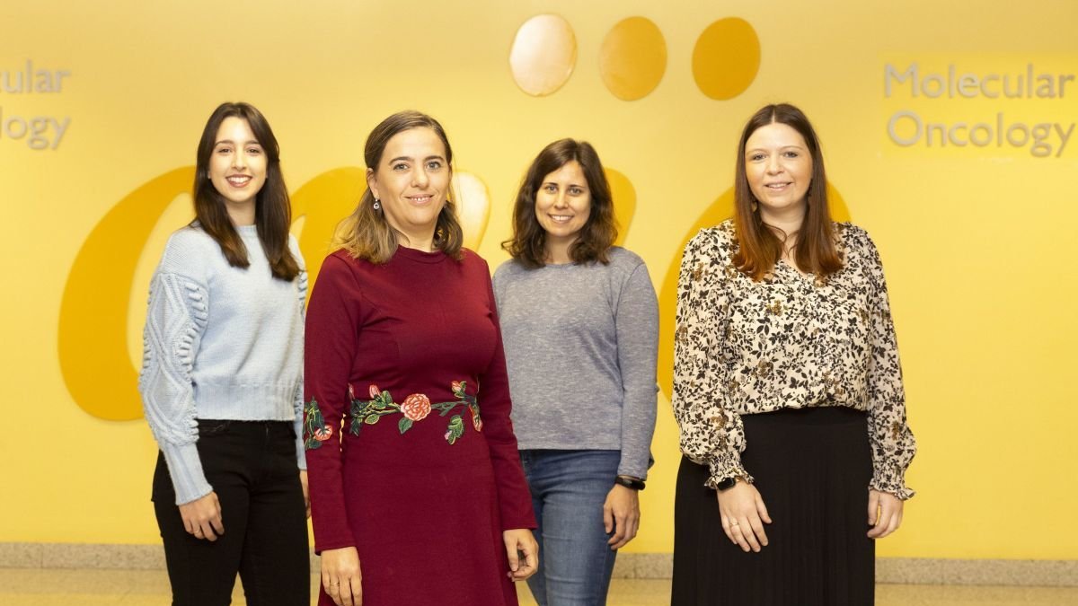 Beatriz Cicuéndez, Guadalupe Sabio, Marta León y Cintia Folgueira. cnio
