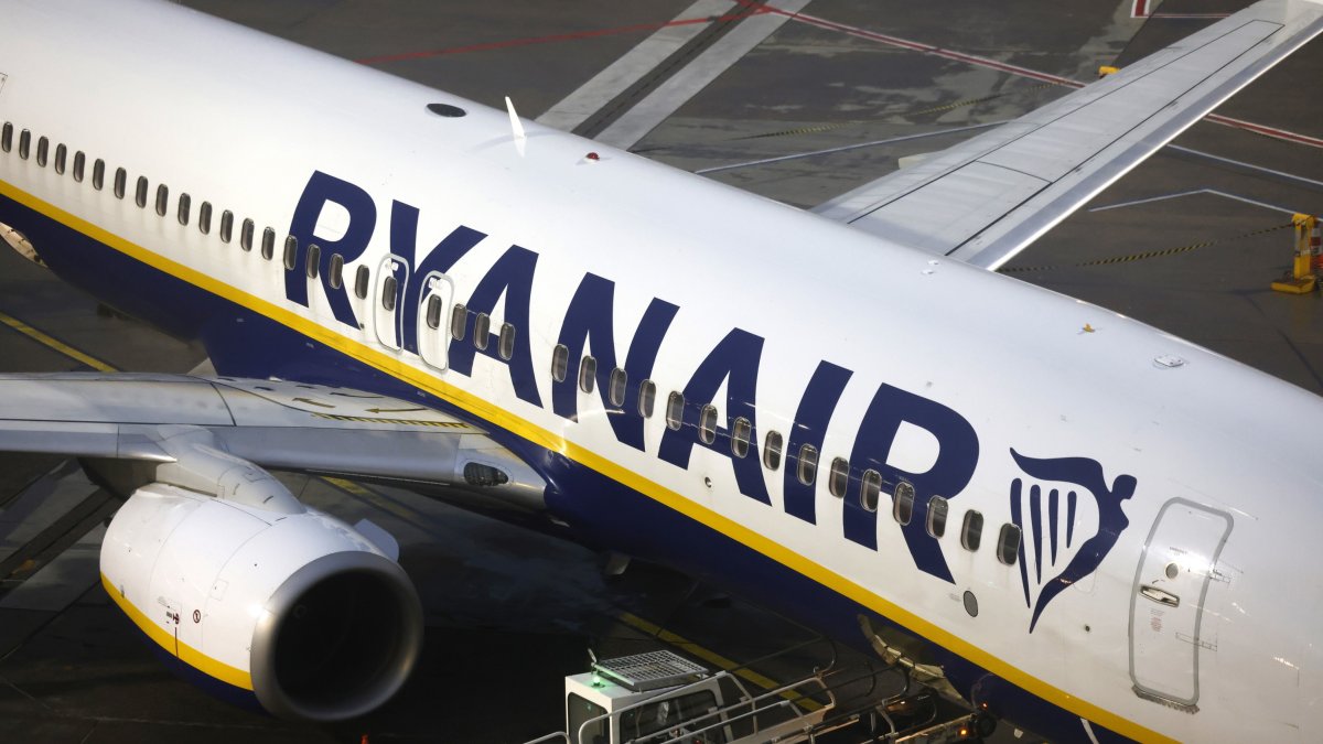 Un avión de Ryanair en una imagen de archivo.