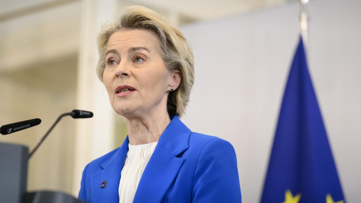 Imagen de Archivo de la presidenta de la Comisión Europea, Ursula von der Leyen.
