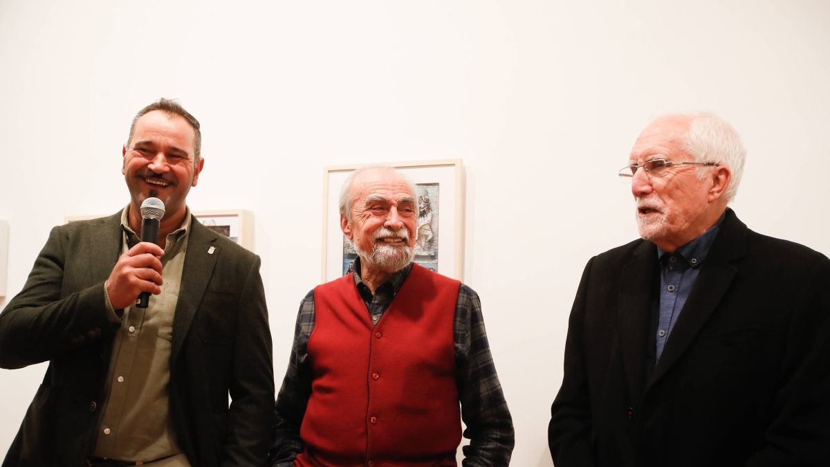 Los hermanos Antón y Luis Mateo Díez. ángelopez