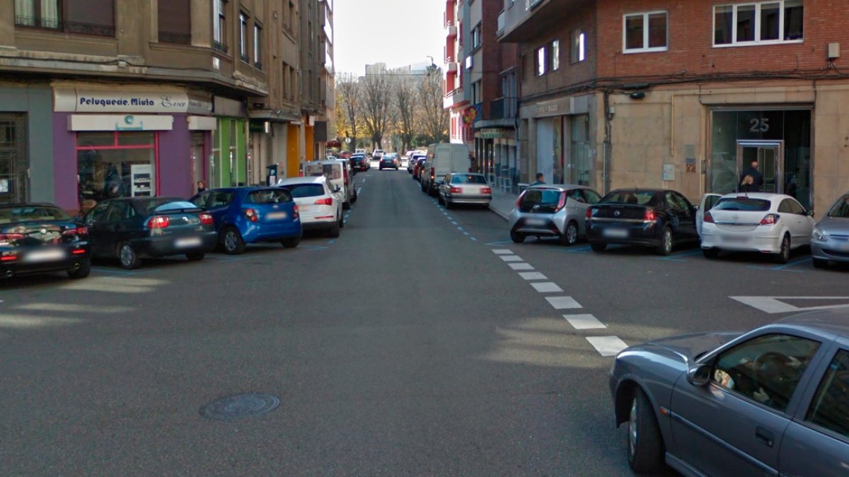 Tramo de la calle que permanecerá cortado en la mañana de este martes.