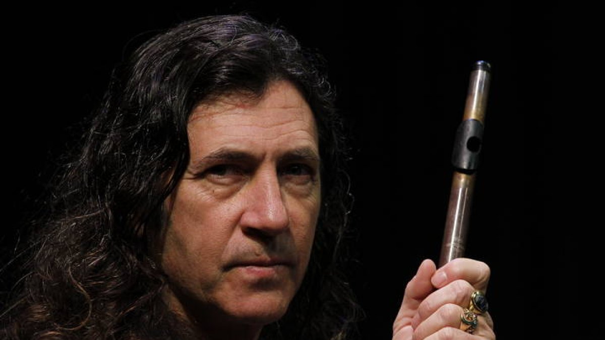 El flautista y saxofonista español Jorge Pardo.