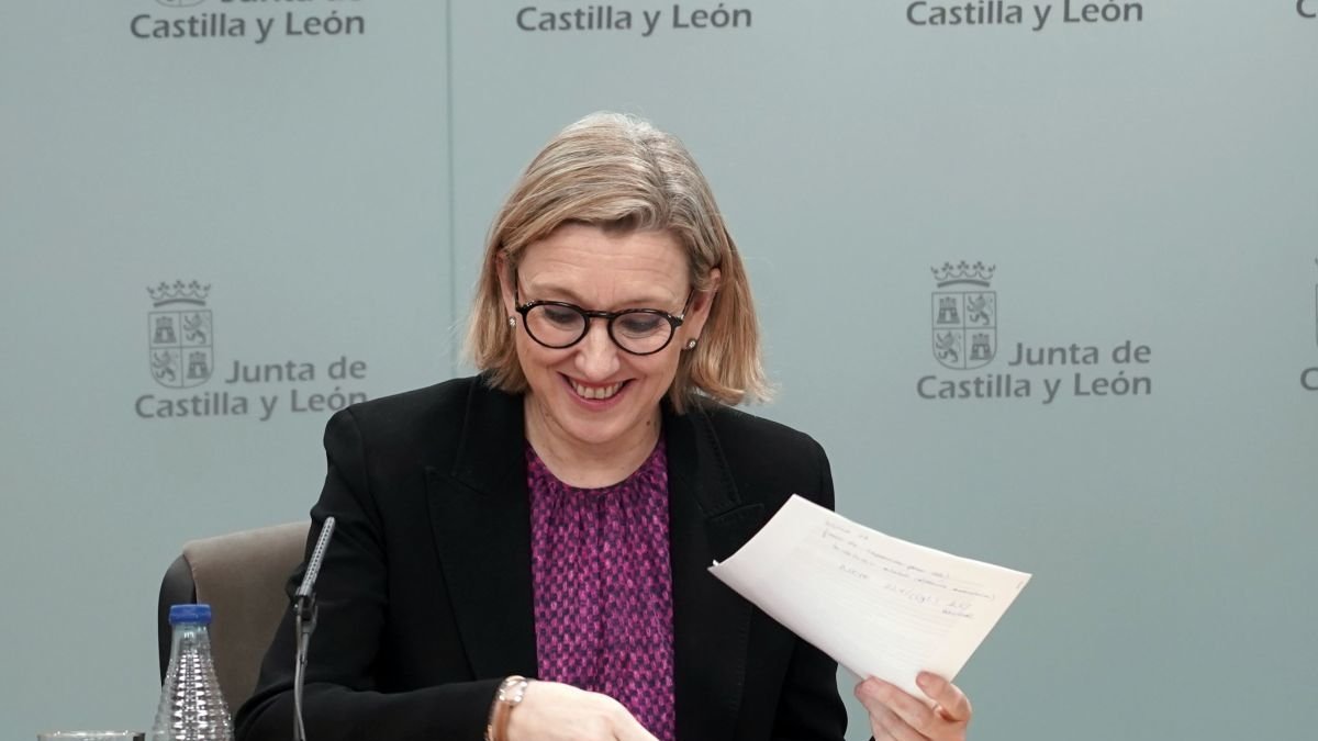 La vicepresidente, Isabel Blanco