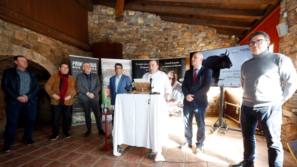 Presentación de las jornadas en el restaurante 'El Capricho'. Ángelopez