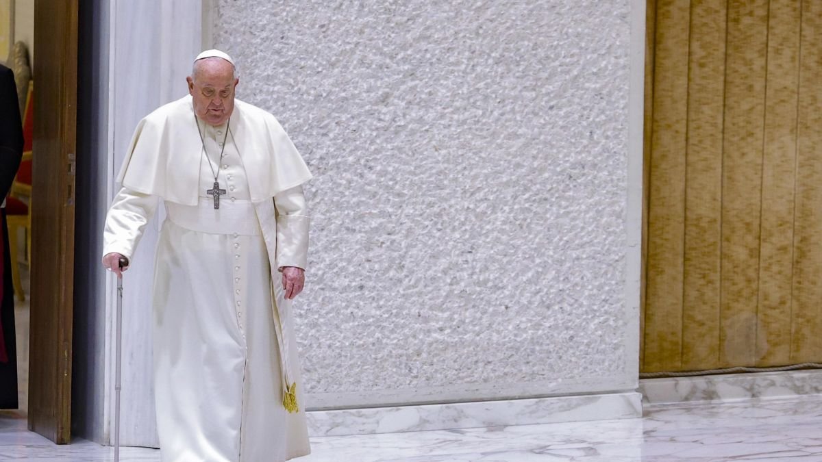 El Papa, ayer en el Vaticano. Angelo Carconi