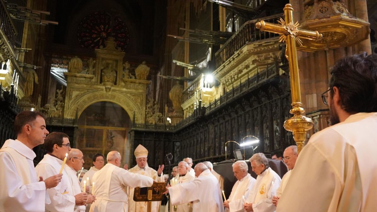 Acto celebrado el año pasado en la Catedral de León. J. NOTARIO