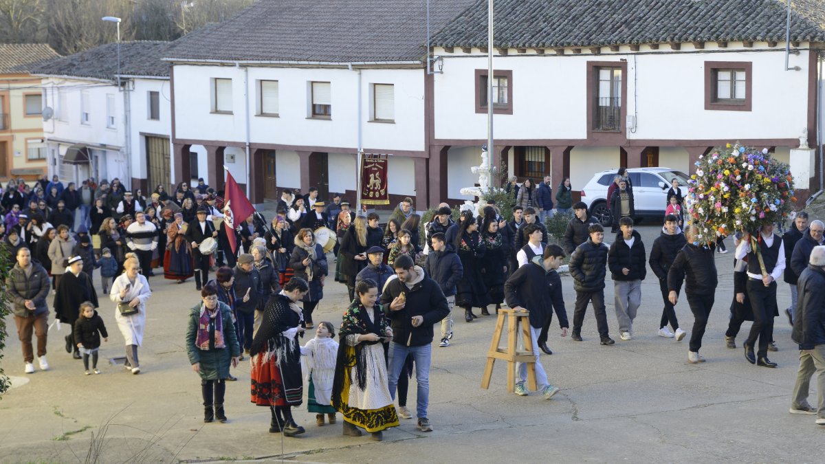 Celebración de Santa Eugenia en Cea.
