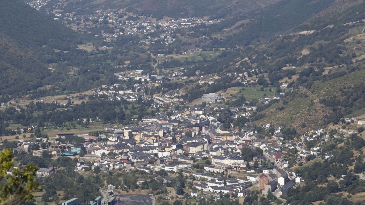 Vista del municipio de Villablino.