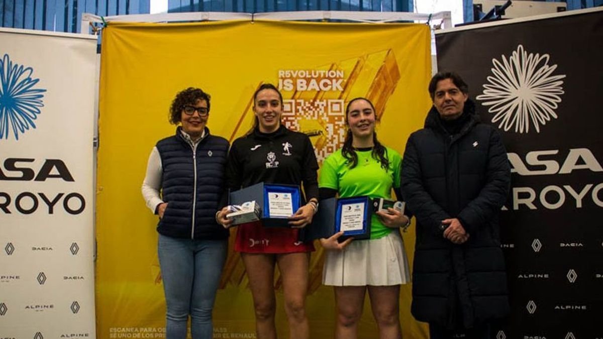 María Suárez y Alexia Brime, campeona y subcampeona. DL