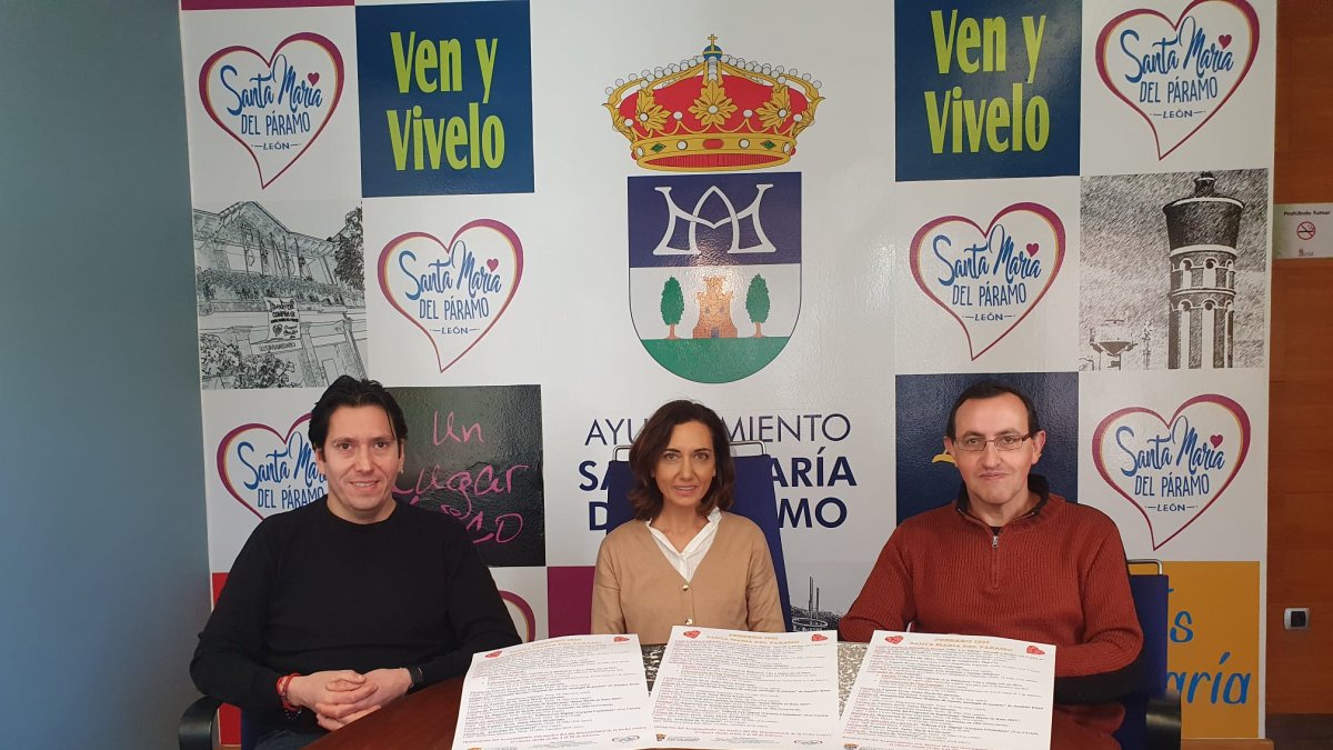 Un momento de la presentación del programa de febrero.