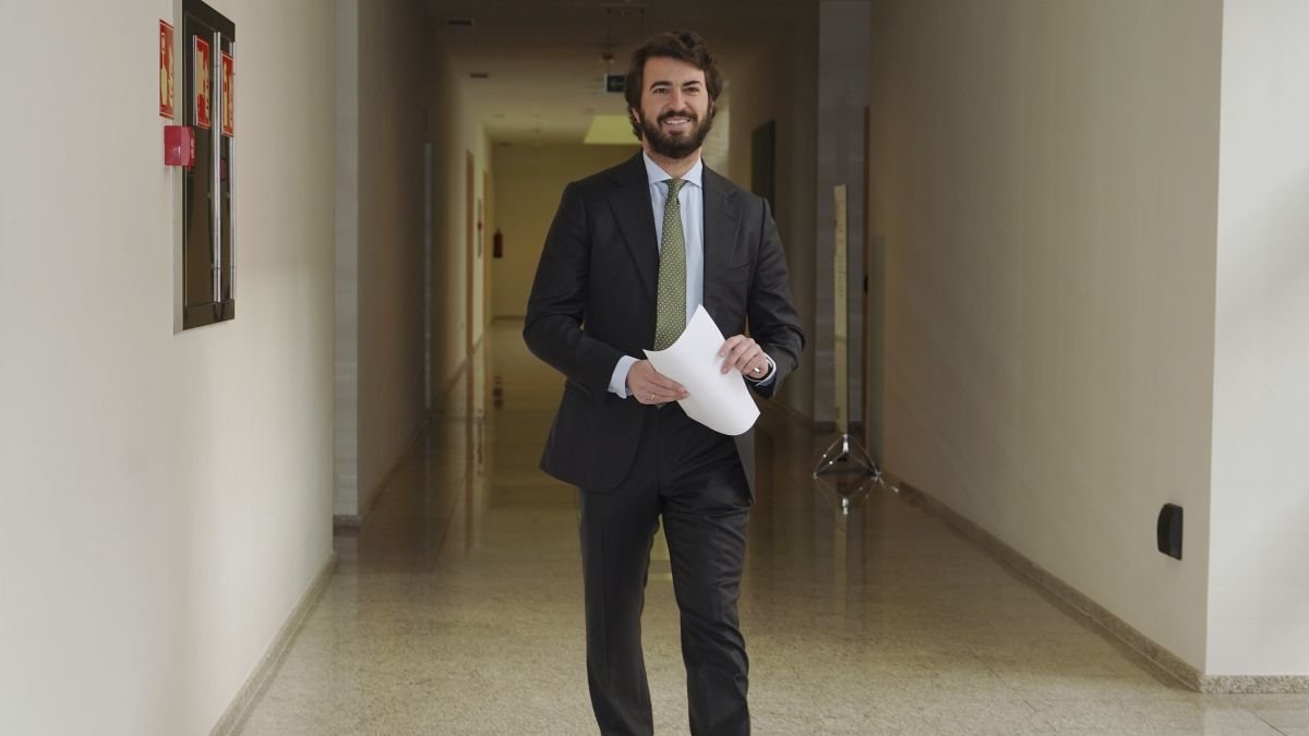 El exvicepresidente de la Junta de Castilla y León y hasta ahora líder de Vox en esta Comunidad, Juan García-Gallardo. nacho gallego
