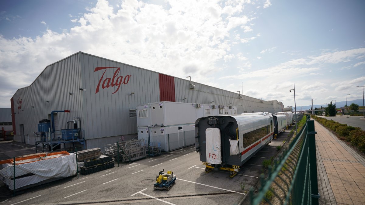 Fábrica de Talgo en el País Vasco