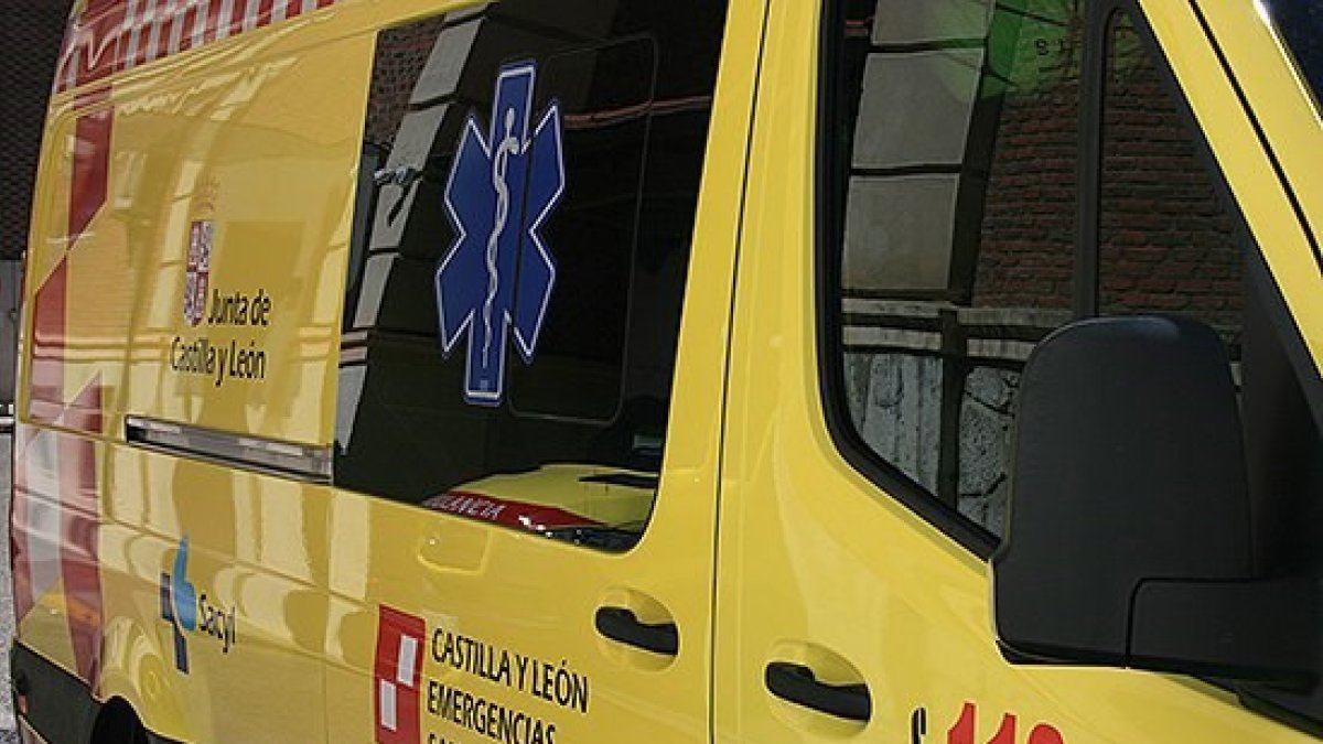 Ambulancia del 112 de Castilla y León.