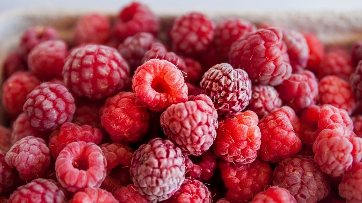 Las frambuesas tiene propiedades antioxidantes.