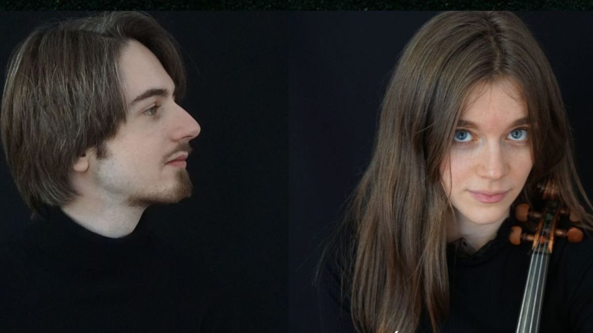 Ángel Martín del Burgo y Sofía Navarro, integrantes del Dúo Swann.