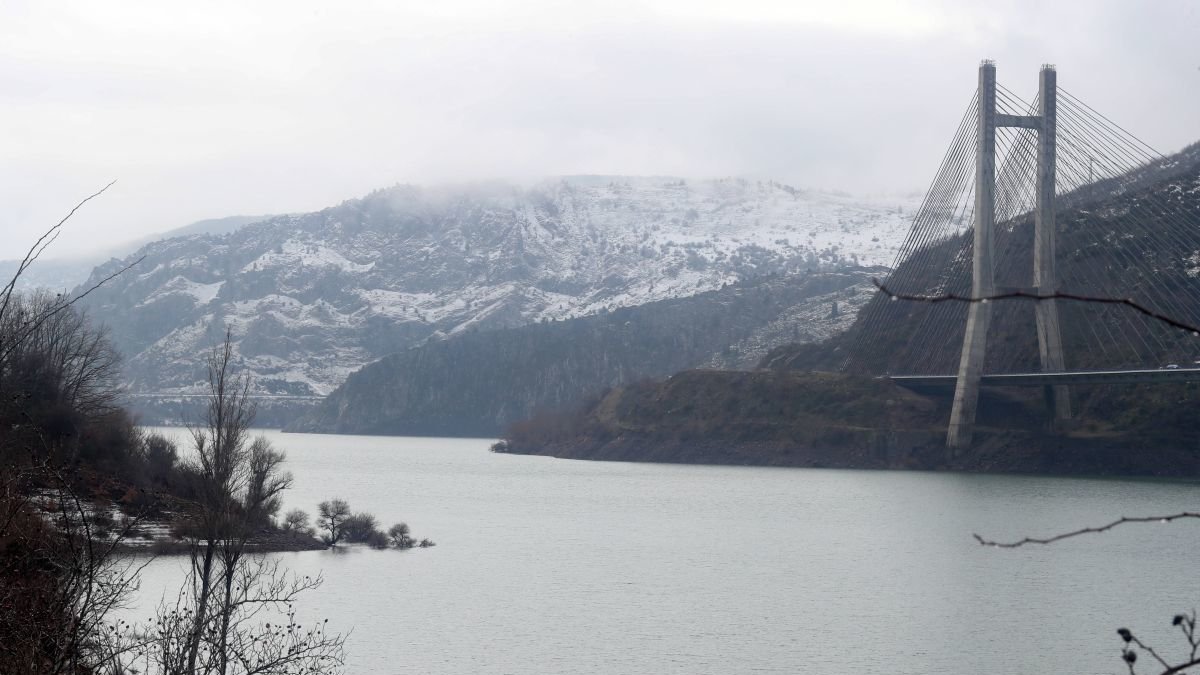 Imagen del pantano de los Barrios de Luna de la semana pasada.
