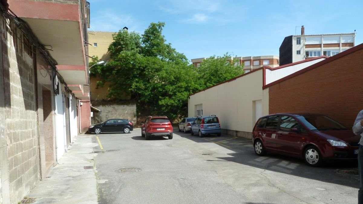 Parte de la calle Santa Colomba en la localidad de Astorga.