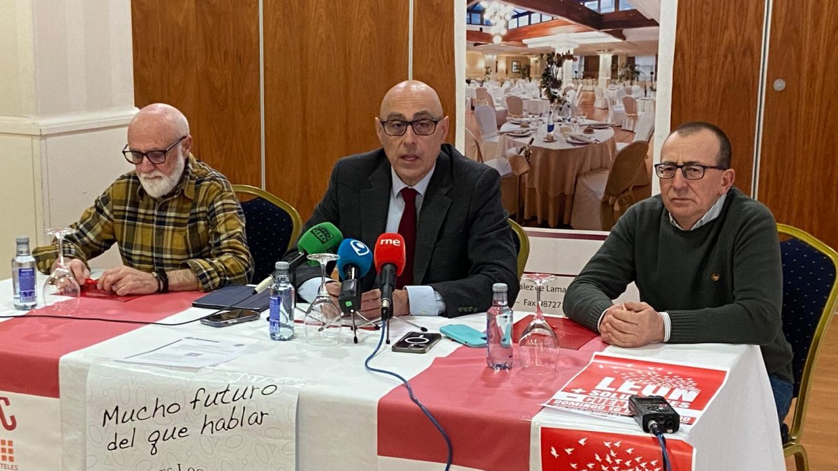 Pedro Álvarez, Carlos González Antón y Leandro Hidalgo.