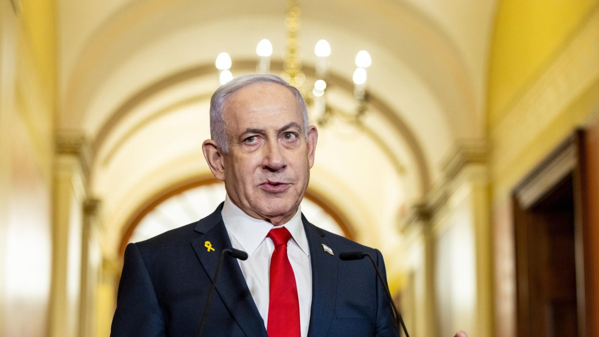 Primer ministro, Benjamin Netanyahu, DC, USA, 07 EFE/EPA/SHAWN THEW