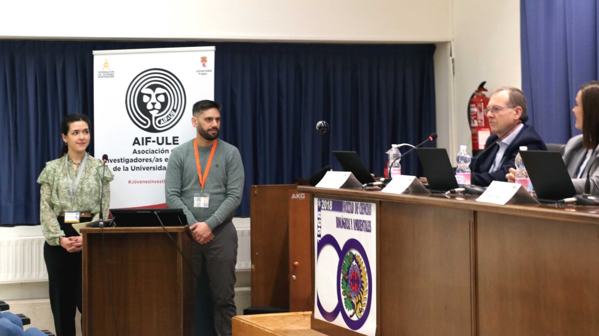 Jornadas de Jóvenes Investigadores en la Facultad de Biológicas de la Universidad de León.