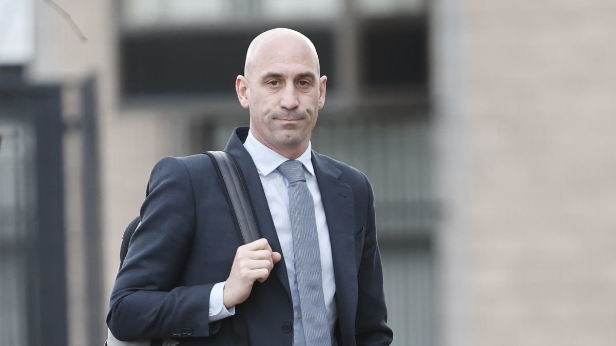 Luis Rubiales, a la salida de los juzgados.