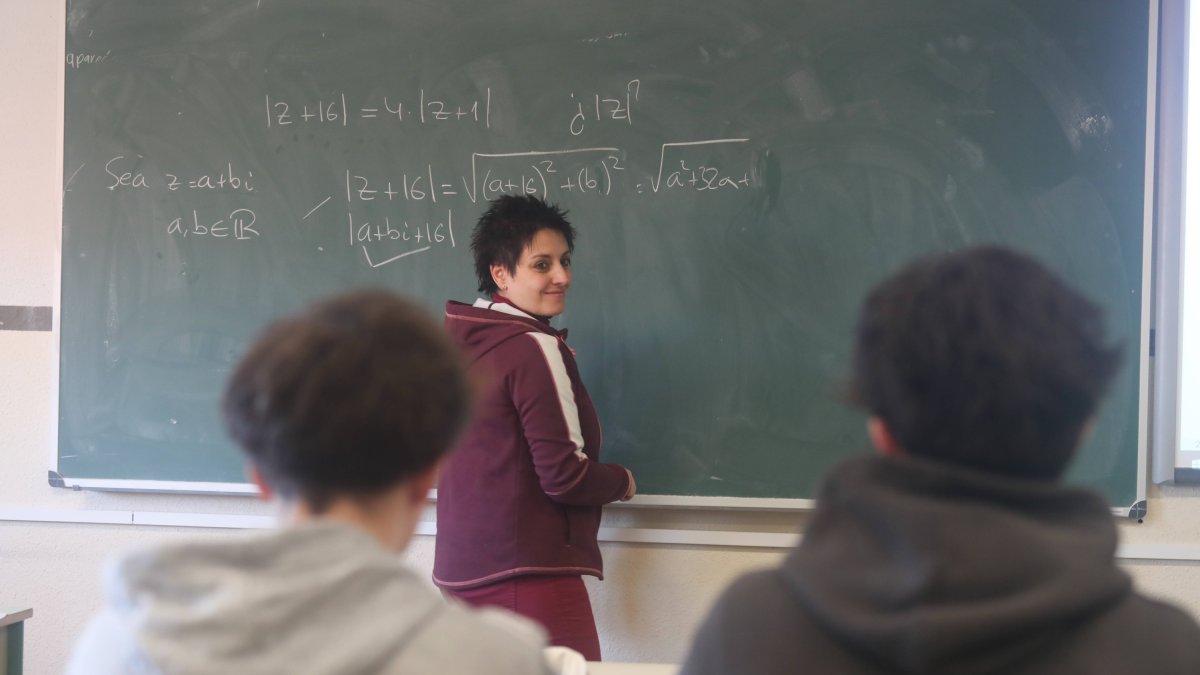 La profesora de Matemáticas avanzadas, Ana María Pérez Cubillo.