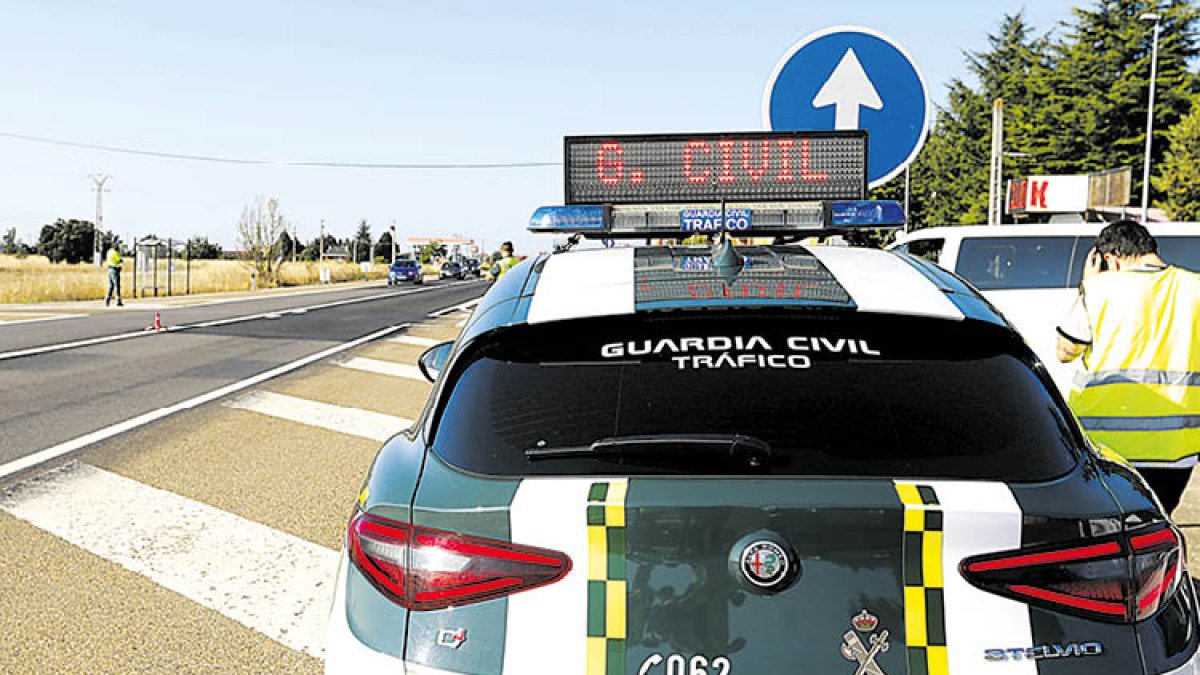 Un control de la Guardia Civil.