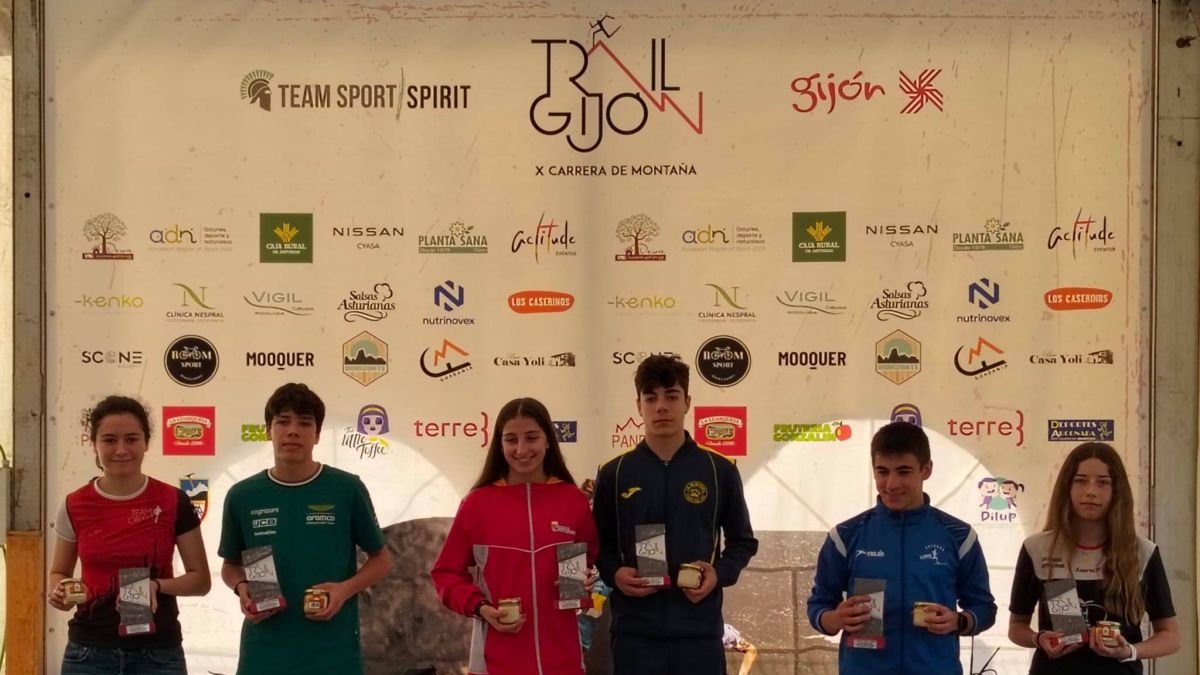Gael González Paniagua, campeón del Trail de Gijón.