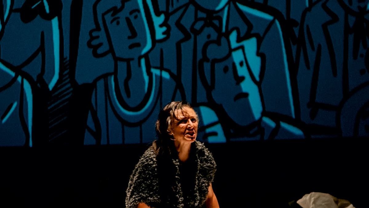 La actriz Amelia David encarna a Medea.