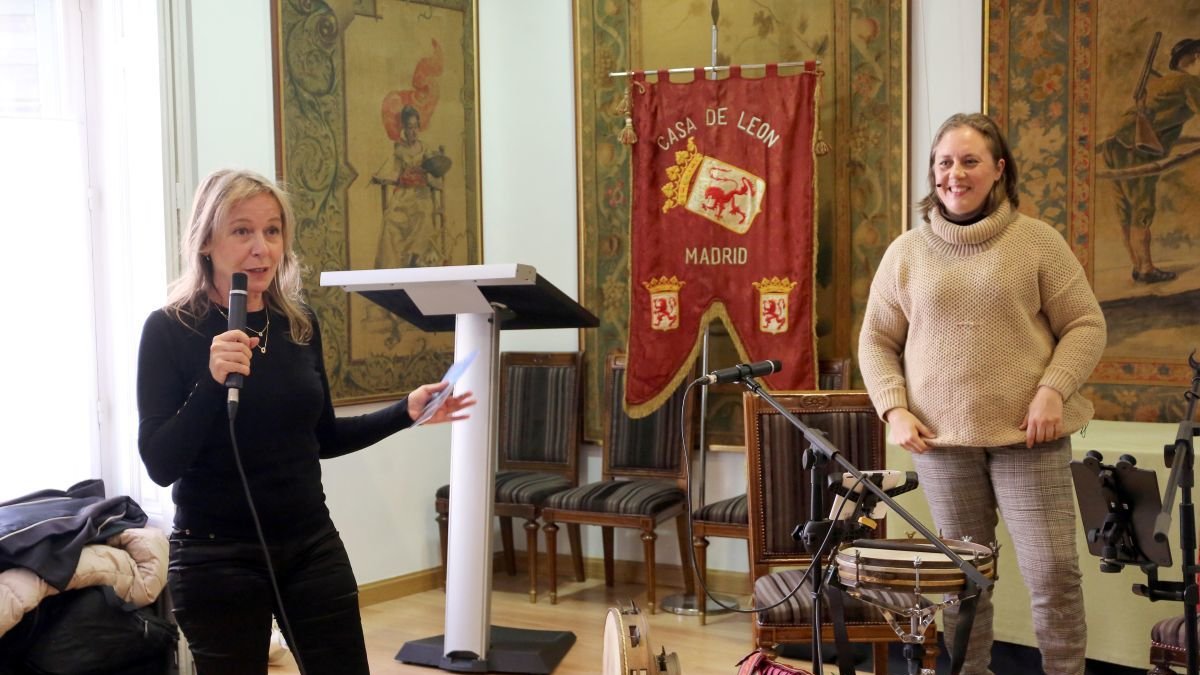 Belén Mollleda, en la Casa de León en Madrid.