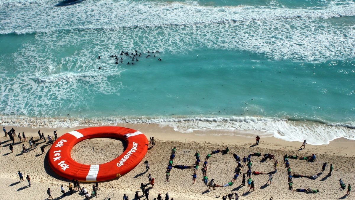 Playa de Cancún, en la preparación de la Cop16 de Roma.