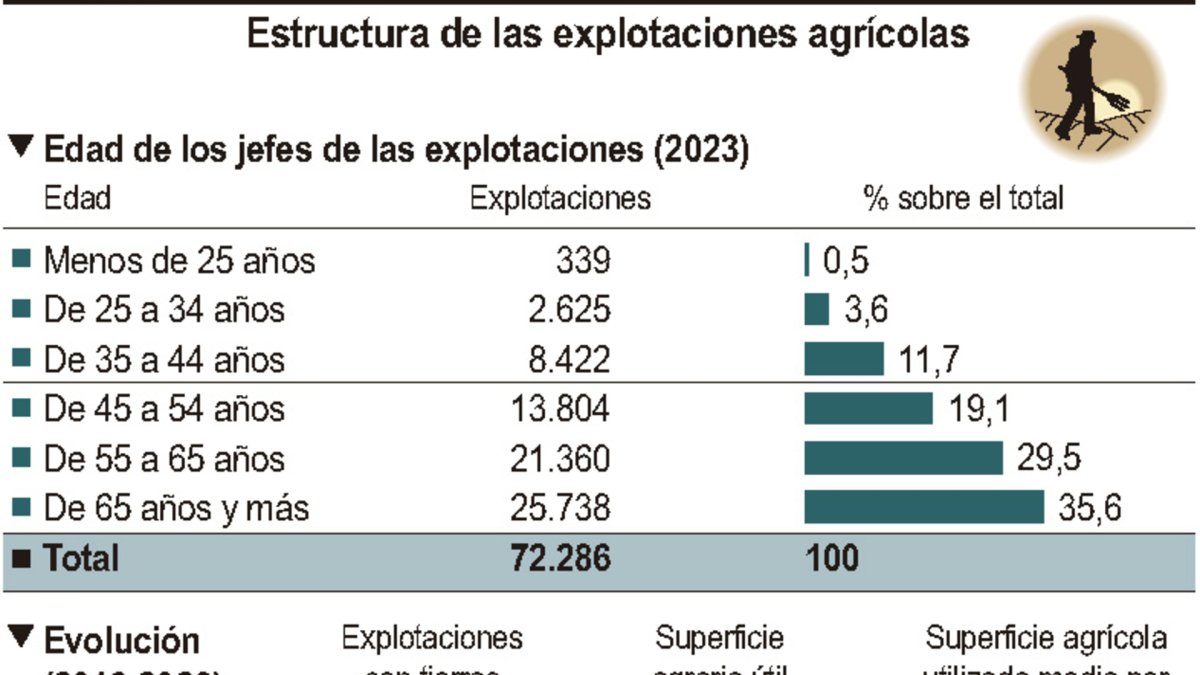 Así es el campo de castilla y león: entorno envejecido y masculinizado