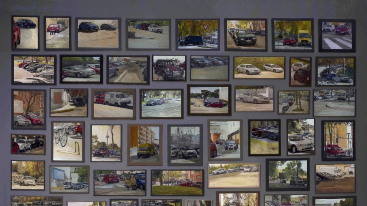 Detalle de 'Diario de pintura autista' que Félix de la Concha llevará a Arco.