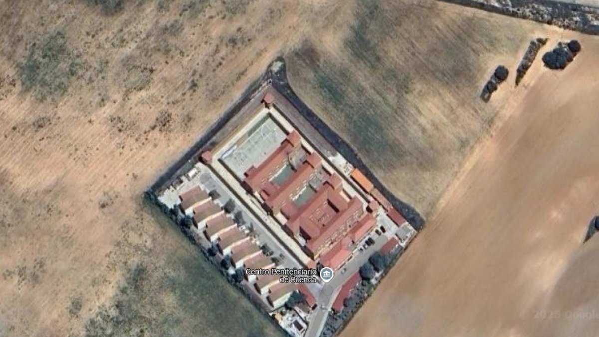 Vista aérea del Centro Penitenciario de Cuenca.