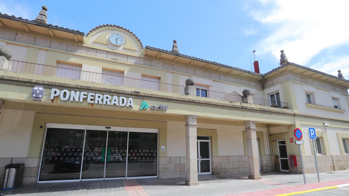 Estación de Renfe en Ponferrada.