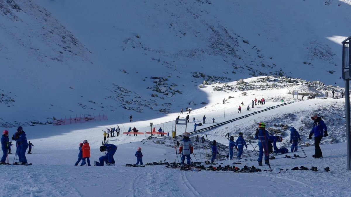 Estación invernal de San Isidro, en Puebla de Lillo.