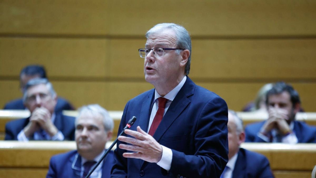 Silván, en una intervención en el Senado.