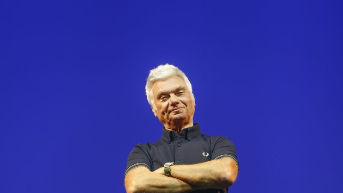 El humorista Carles Sans. SERGIO ORDUNEZ
