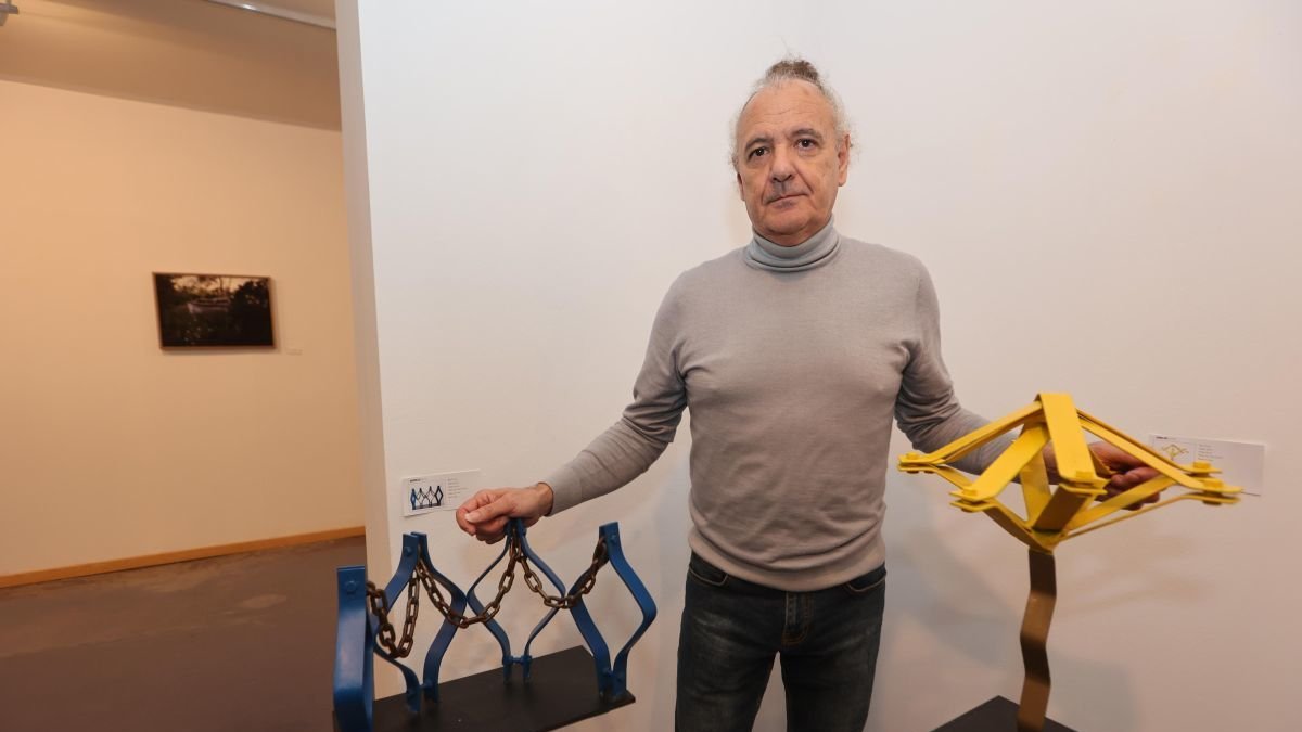 Joseba Gotzon, uno de los artistas.