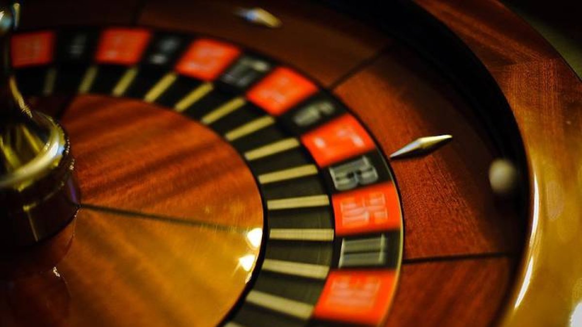 Una ruleta de casino. 