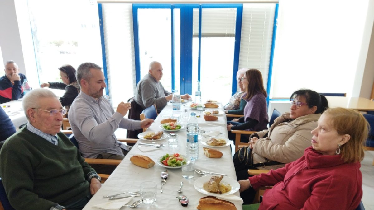 Foto facilitada por la Concejalía de la visita de David Pacios.