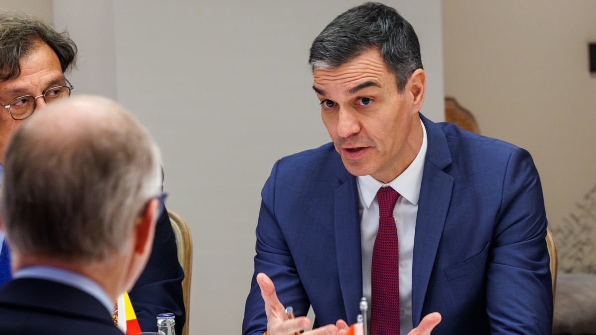 El primer ministro de Luxemburgo y Sánchez ayer, en su reunión en Senningen. 